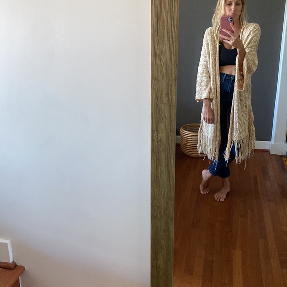 Free People Lucia Fringe Cardigan - Picture 7 of 13